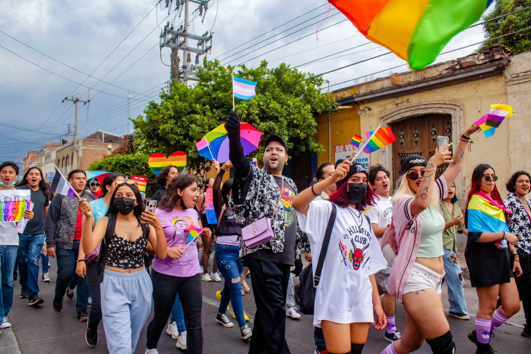 Pride parade in Autlán, Jalisco in 2022