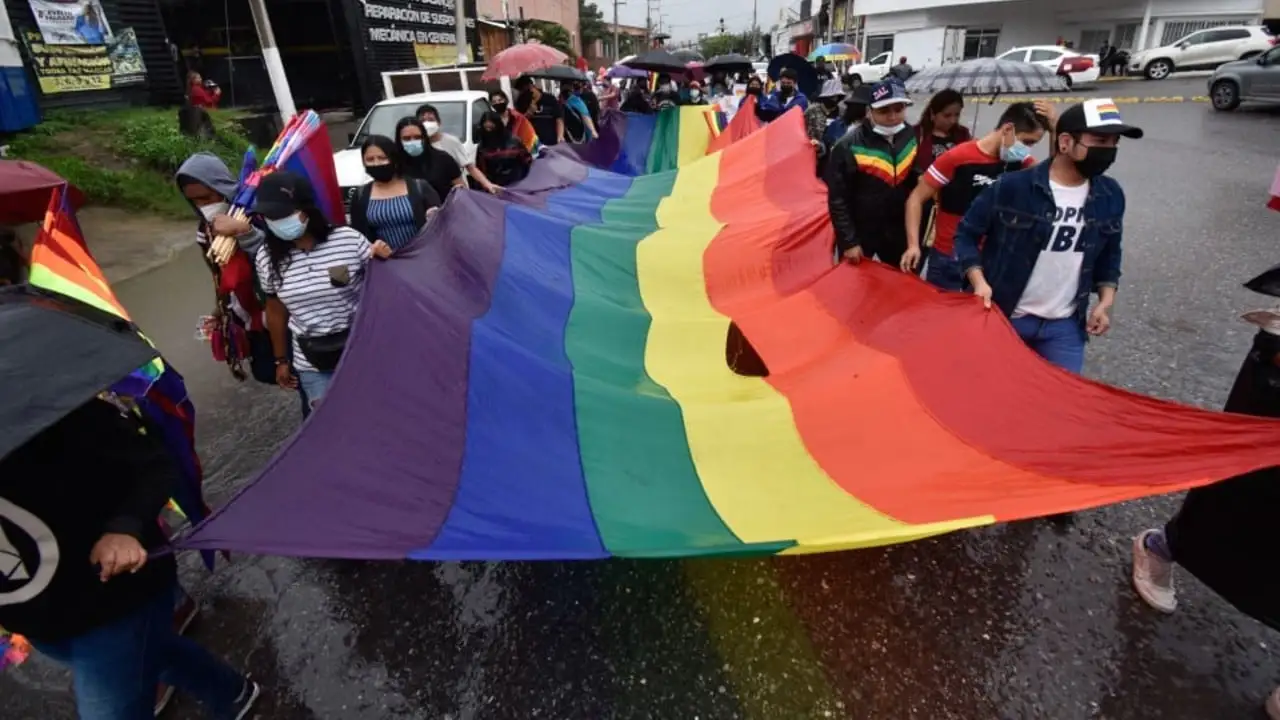 Marcha LGBT in Chilpancingo in 2021