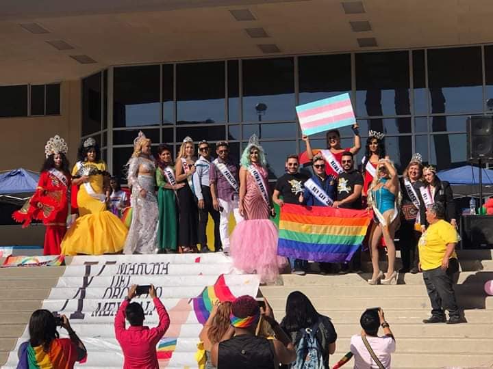 Pride march in Mexicali in 2018