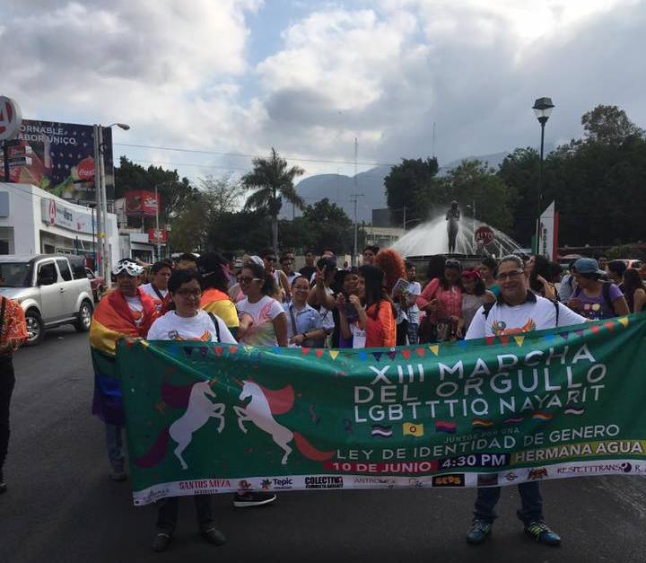 Gay Pride March 2017 in Tepic