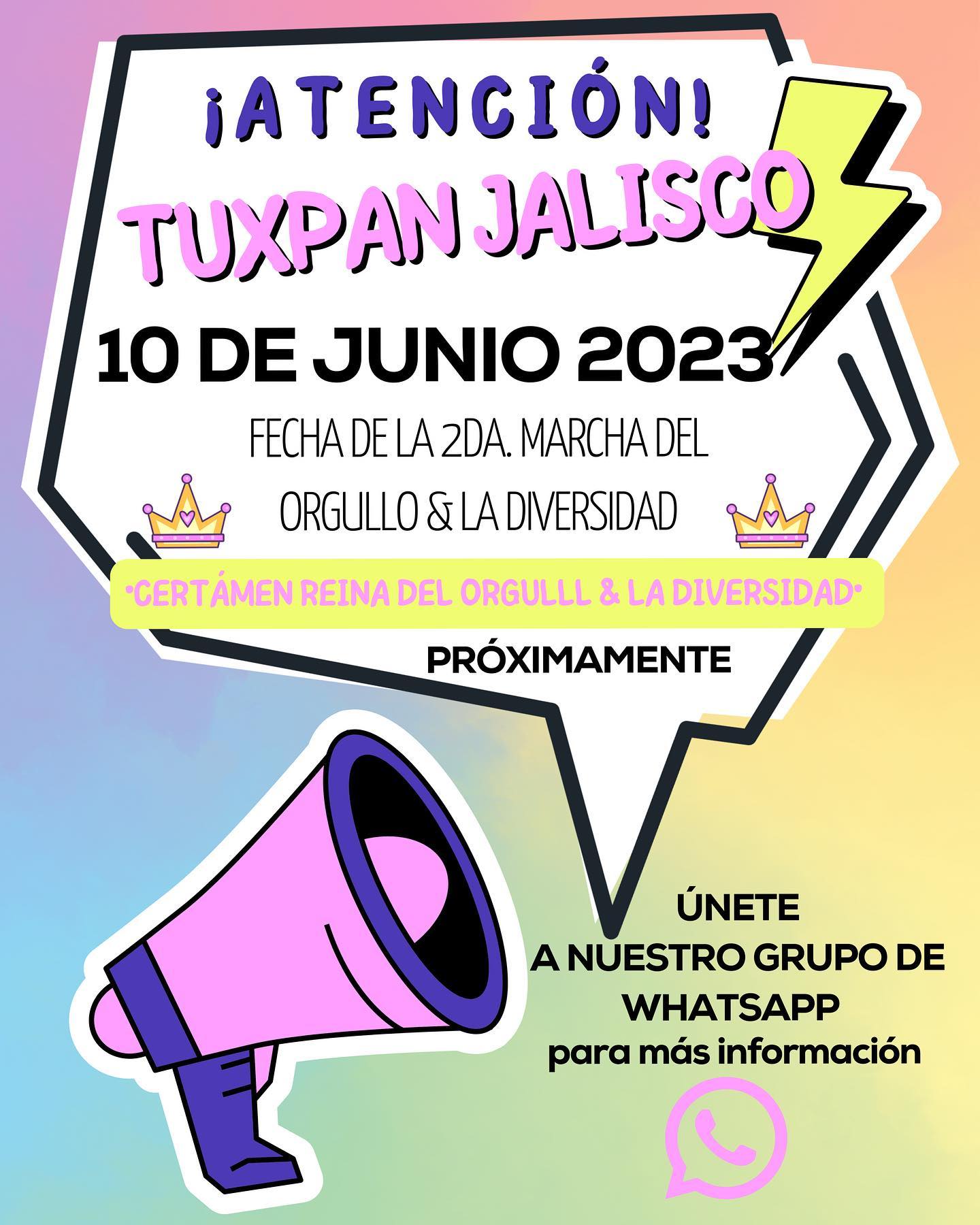 Marcha de Orgullo LGBTTTIQ+ Tuxpan